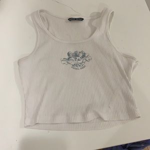 White tank top
